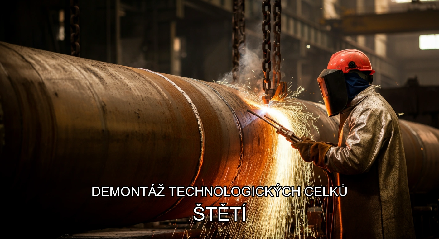 Demontaz technologickych celku Steti